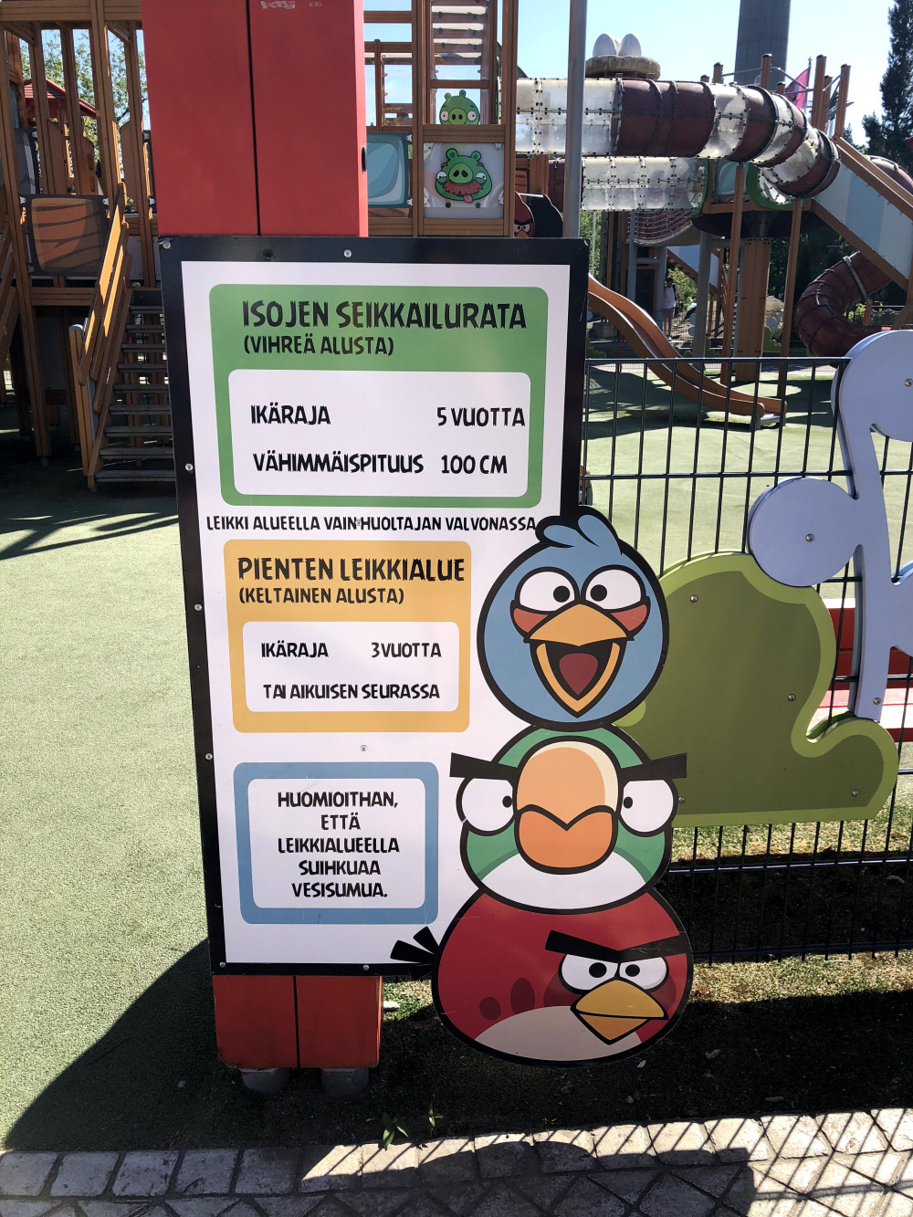 Särkänniemi Angry Birds leikkipuisto